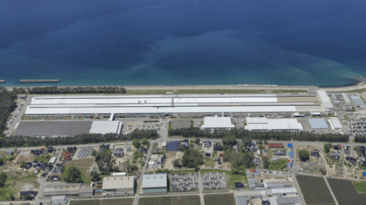 黒部越湖製造所 空撮写真