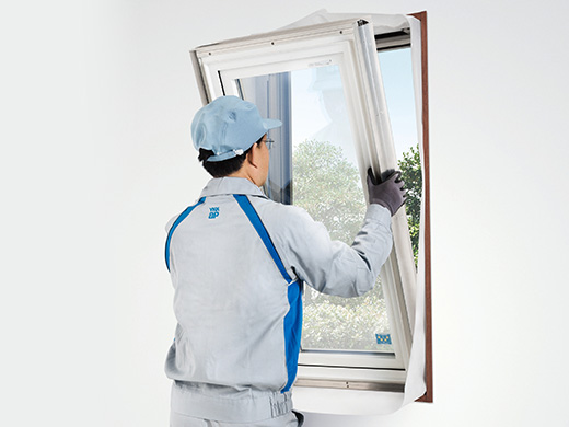 ノンシールで気密・水密を担保する窓の改修工法
